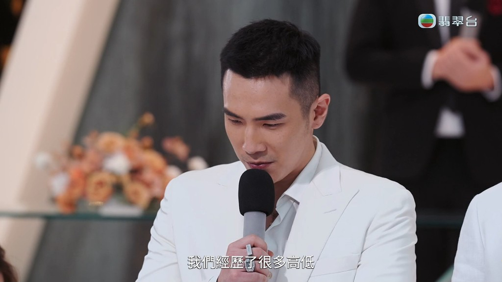 細John在《女神》最後一集中對關嘉敏剖白。