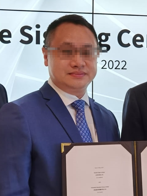 被捕男子為姓祁校長。資料圖片 被捕男子為姓祁校長。資料圖片