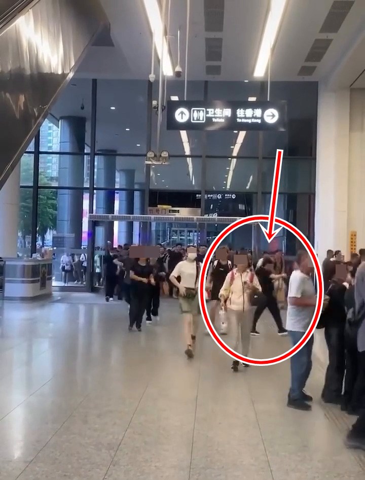 馬尾女跌倒連環睇(十一)。fb「車cam L(香港群組)」截圖 馬尾女跌倒連環睇(十一)。fb「車cam L(香港群組)」截圖