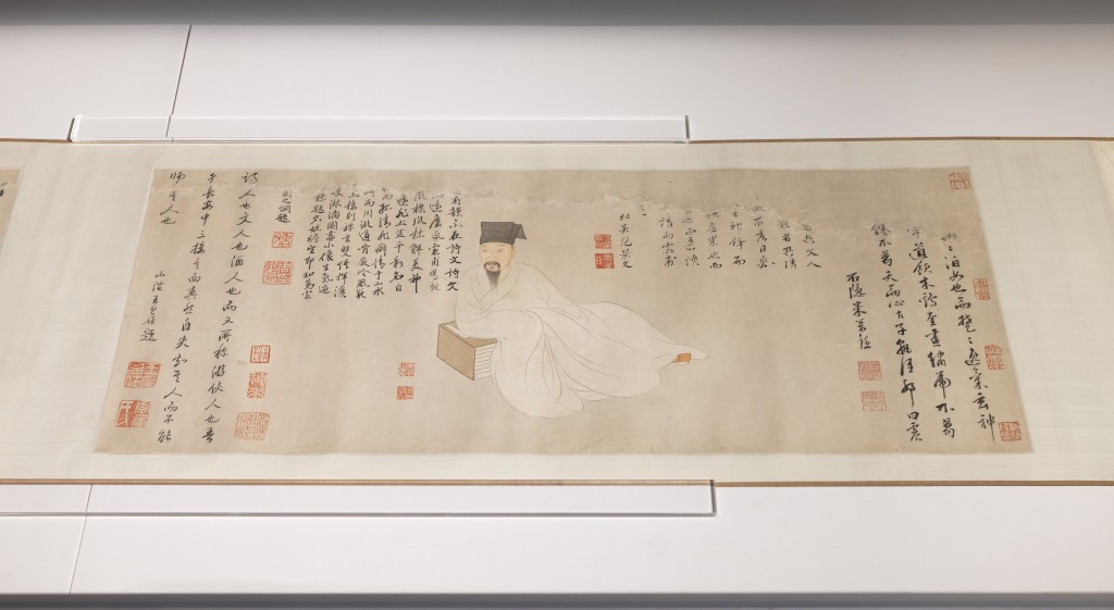 曾鯨（1564–1647年） 葛震甫像（一作葛一龍像）* 明，十七世紀早中期 紙本設色手卷