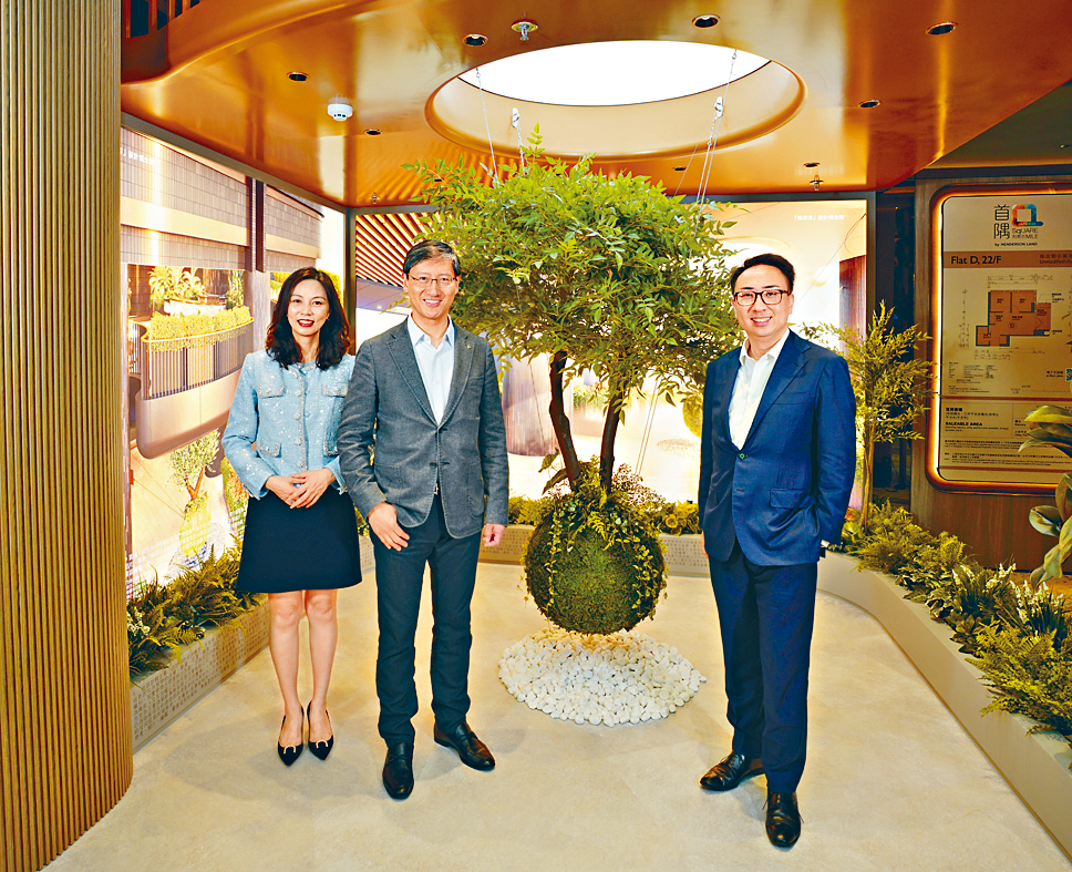 恒基韓家輝表示,利奧坊.首隅將於今日次輪推售20伙。