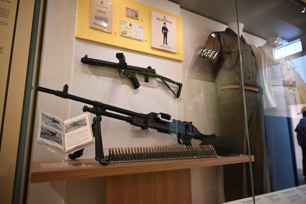香港海防博物馆设有与抗日战争有关的展览。资料图片