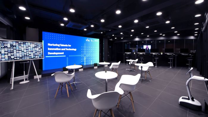 企業共創中心設有虛擬實境(VR)及擴增實境(AR)設施、人工智能等各類不同軟件及開發平台,讓學生有機會參與跨學科協作項目。(圖片由VTC提供)