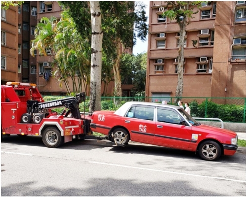 部分違例車輛。
