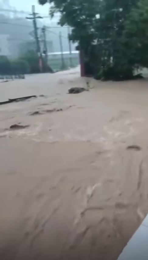廣西隆林暴雨引致山洪，造成3死1失蹤。小紅書@重生之我5點起床 
