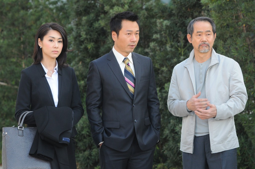 胡定欣（左）曾演出TVB劇《法證先鋒III》。