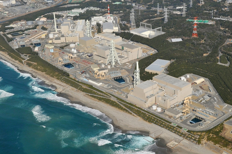 濱岡核電廠鄰近南海海槽斷層帶,未來可能面臨強烈地震風險。路透社 濱岡核電廠鄰近南海海槽斷層帶,未來可能面臨強烈地震風險。路透社