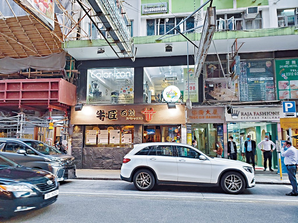 金馬倫道34至36A號福僑大廈地下A及B號，以每月21萬租出。