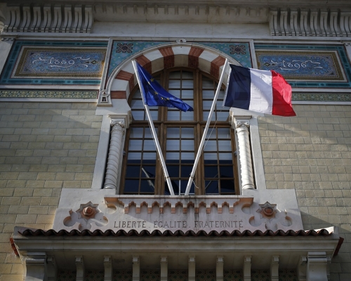馬克龍宣布關閉其母校、法國政經界領袖搖籃國家行政學院。AP圖片