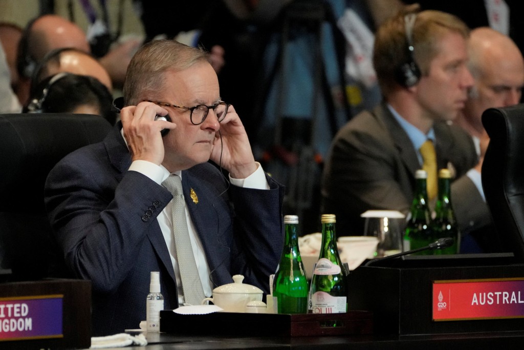 澳洲总理在G20 领导人峰会上听取意见。路透