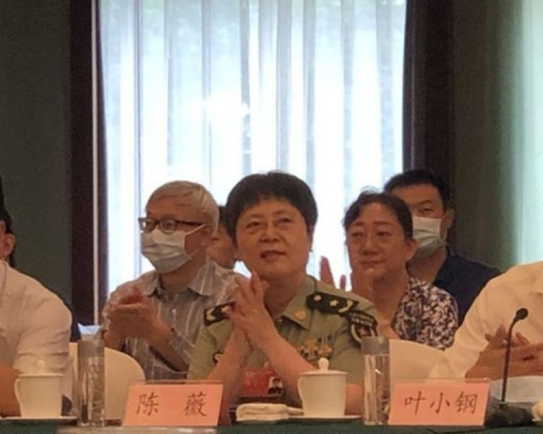 陳薇指全球第一針疫苗在3月16日在武漢注射。網圖