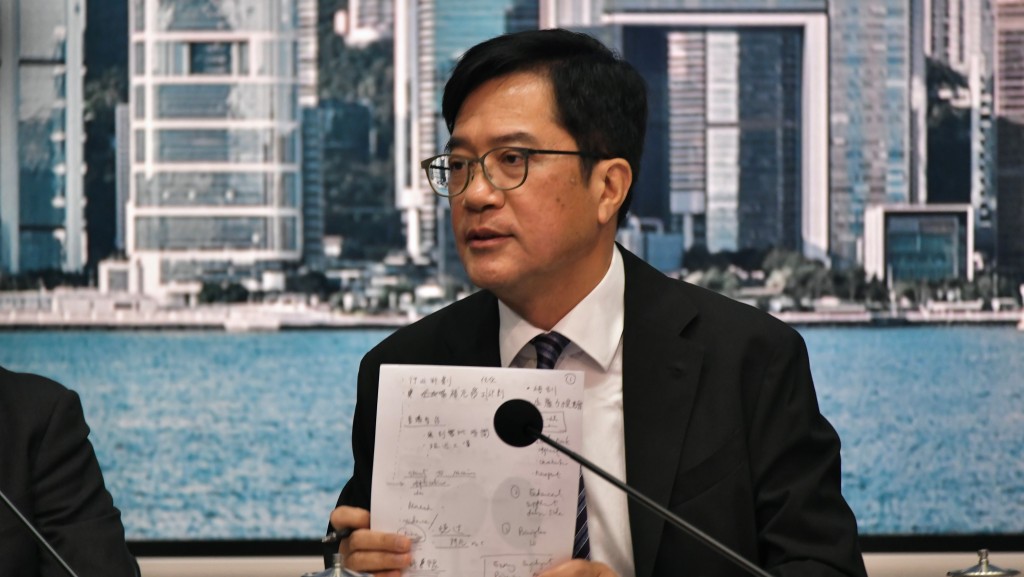財政司副司長黃偉綸。(資料圖片)