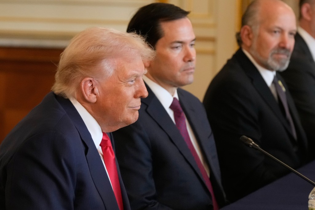 特朗普形容美日同盟关系牢固。美联社 特朗普形容美日同盟关系牢固。美联社