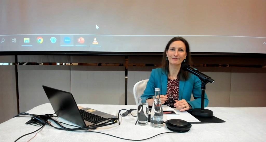 國際貨幣基金組織（IMF）代表 Ms Nadine Schwarz擔任主講嘉賓。林定國FB圖片