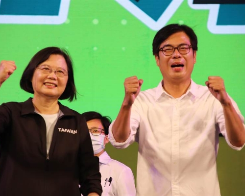 民進黨陳其邁選情領先。網上圖片