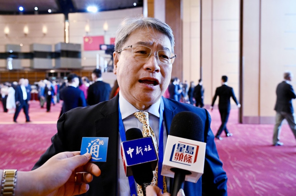前民主黨元老李華明。 前民主黨元老李華明。