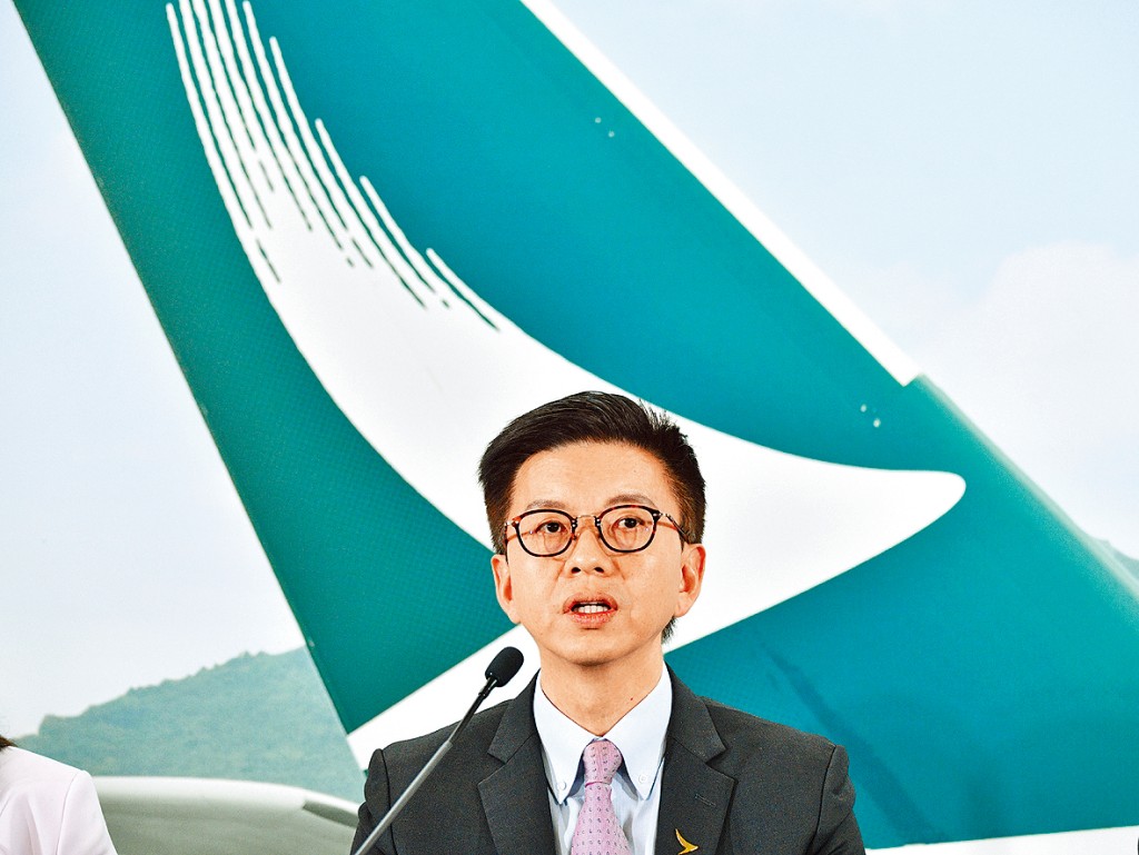 林紹波相信,國泰票價會持續復常,難以回落至疫前水平。