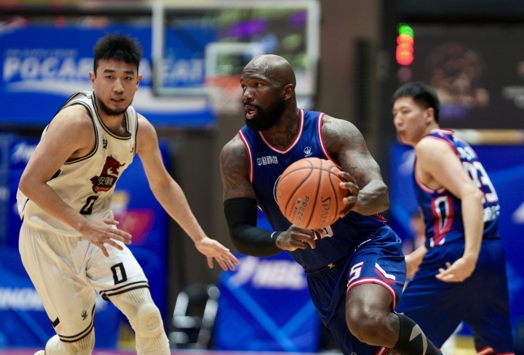 NBL季后赛总决赛Game4，香港金牛主场迎战安徽文⼀。 刘骏轩摄