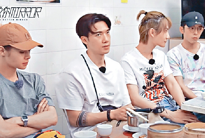 ■左起：Tiger、Stanley、Jeremy及Edan在節目內盡訴心中情。