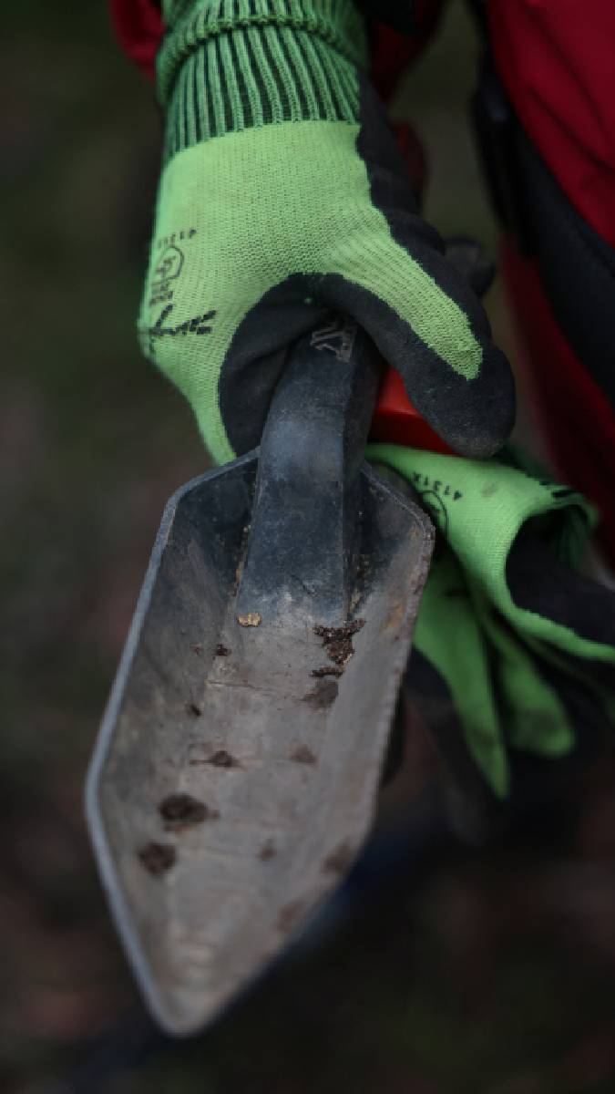 發現小金塊。路透社