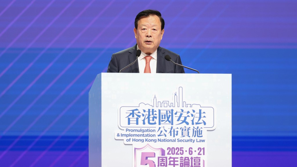 港澳辦主任夏寶龍。 港澳辦主任夏寶龍。