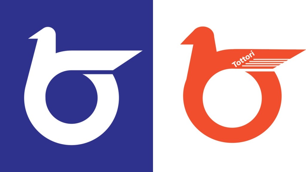 日本鳥取縣政府指港網店「鳥取食品」疑擅用縣標誌(左)作為公司商標(右) ,要求對方停用。網上圖片