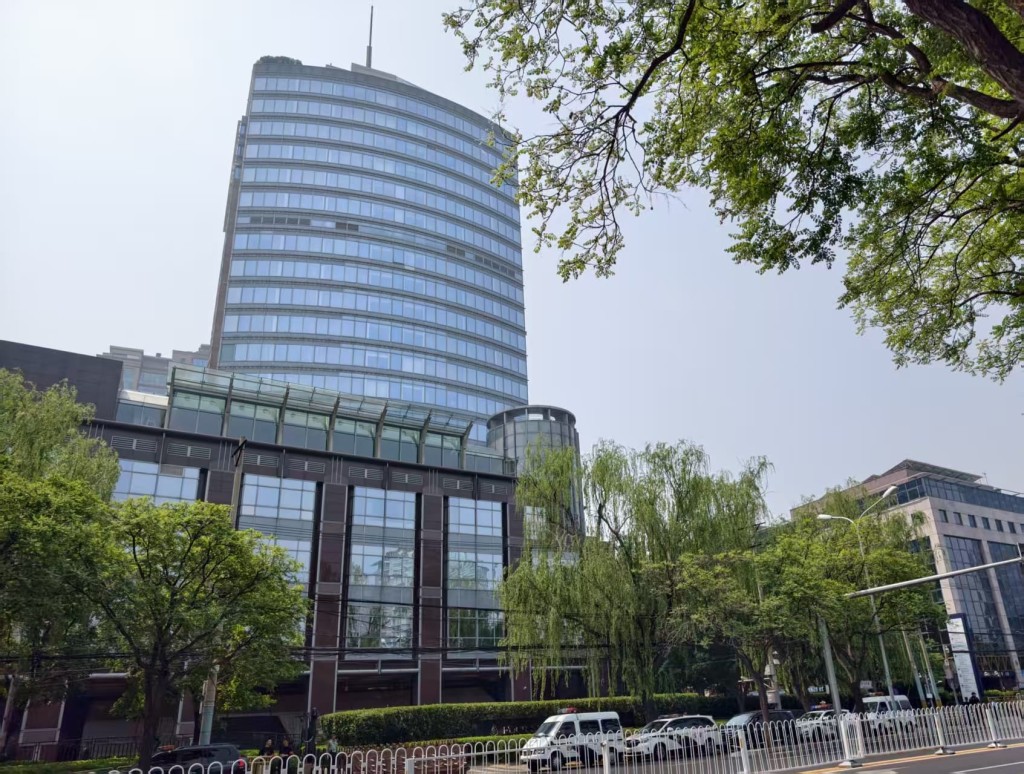 北京四季酒店保安升級。本報記者攝 北京四季酒店保安升級。本報記者攝