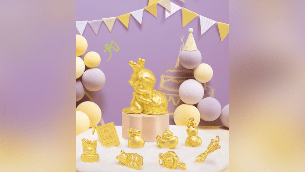 泡泡瑪特首推足金產品 Baby Molly黃金擺件最貴逾5.6萬