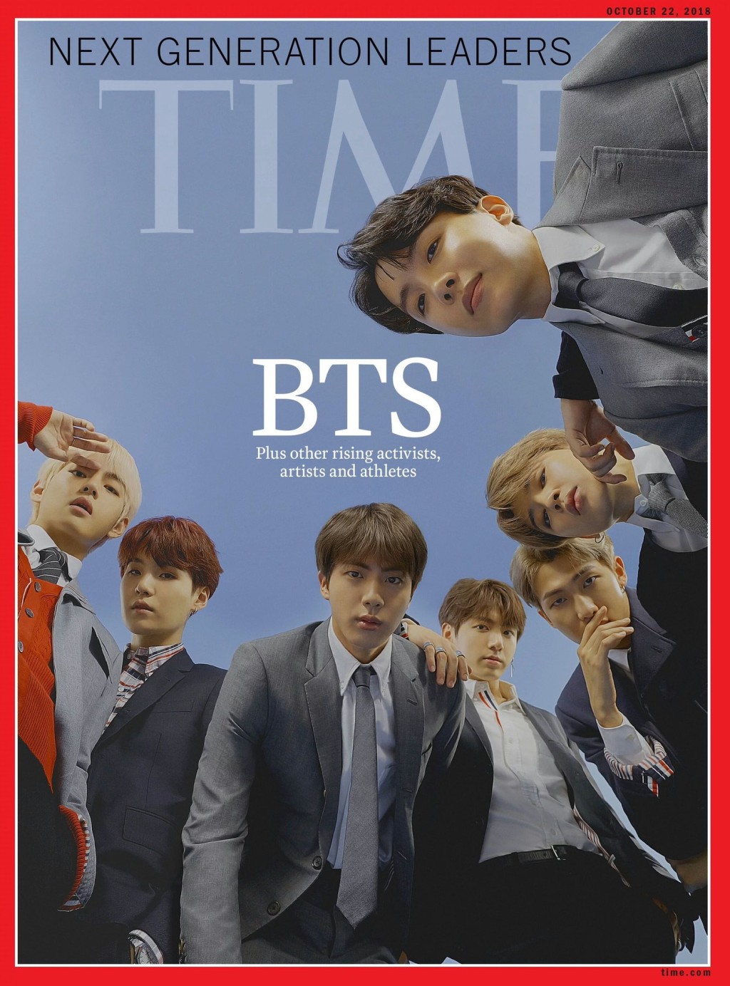2018年首登《TIME》封面。