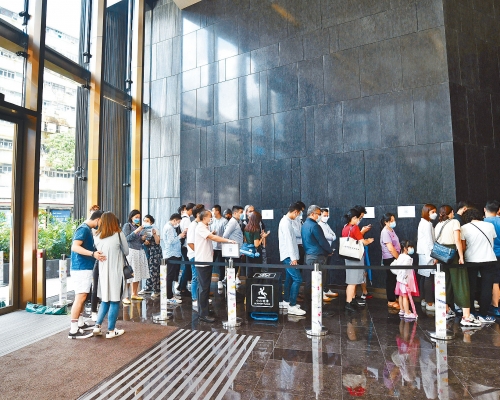 沙田火炭星凱．堤岸截收逾26000票，超購近48倍，在十大票王新盤中排行第六。