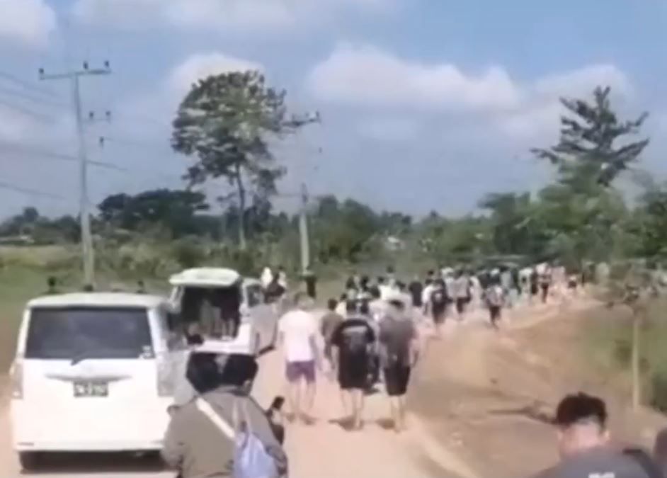 緬甸軍方大力掃蕩下，KK園區爆逃亡潮，逾1500人偷渡入泰國。Ｘ