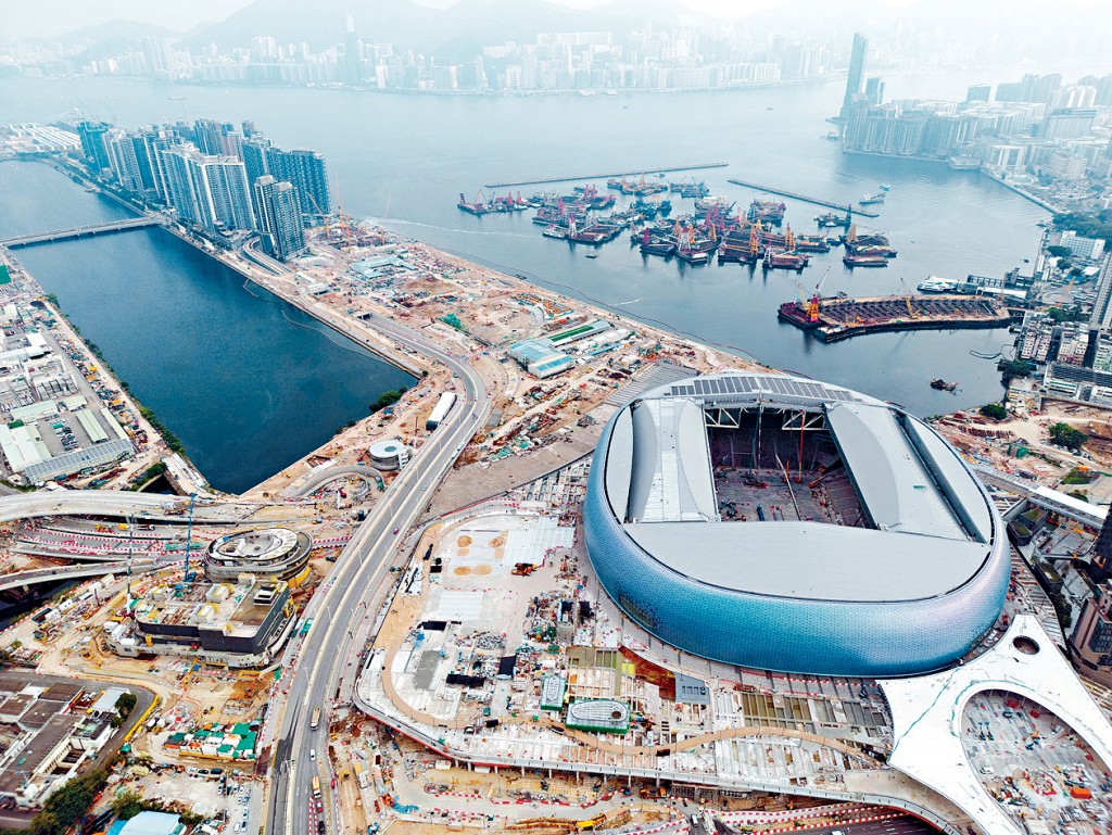 本港明年將協辦第15屆全運會，作為其中一個比賽場地的啟德體育園預計明年上半年啟用。