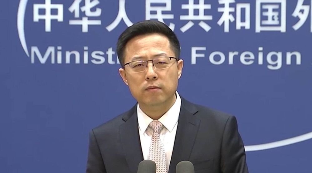 中國外交部發言人趙立堅。