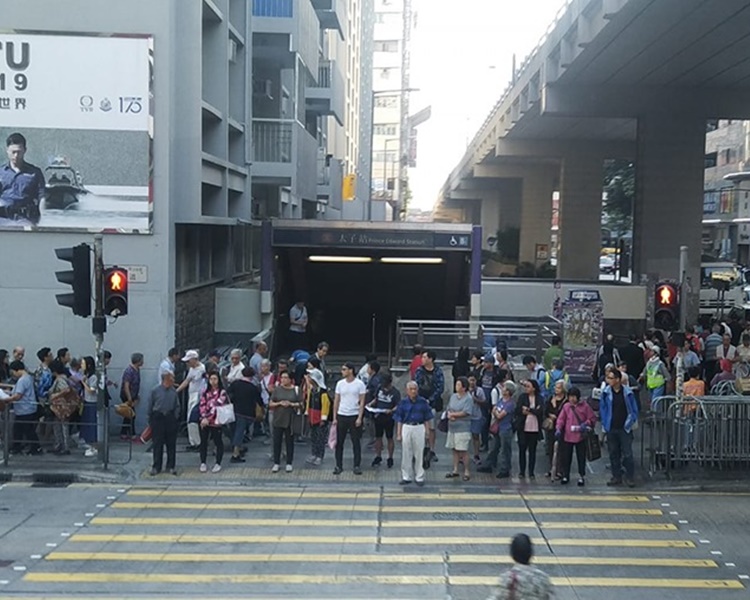 太子站B1出口今日重開。網民:Edwardhaha Wong香港突發事故報料區