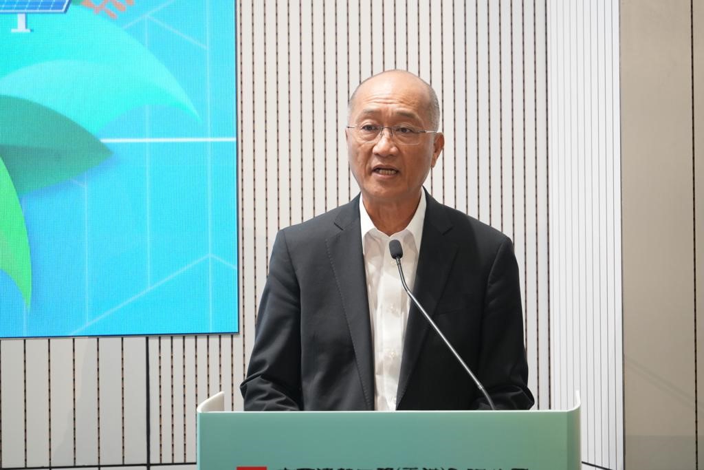 中建香港董事長孔祥兆表示，中建香港會在業務中融入可持續發展理念，引進低碳技術。吳艷玲攝