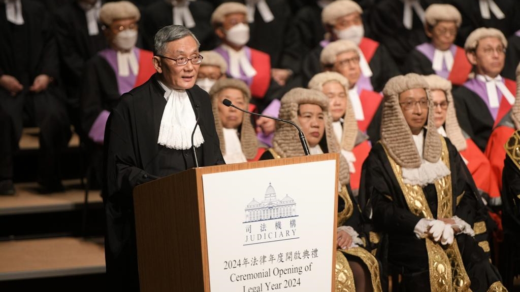 張舉能指法庭在嚴格公平地按照《香港國安法》及其他法律條文執行司法工作。陳浩元攝