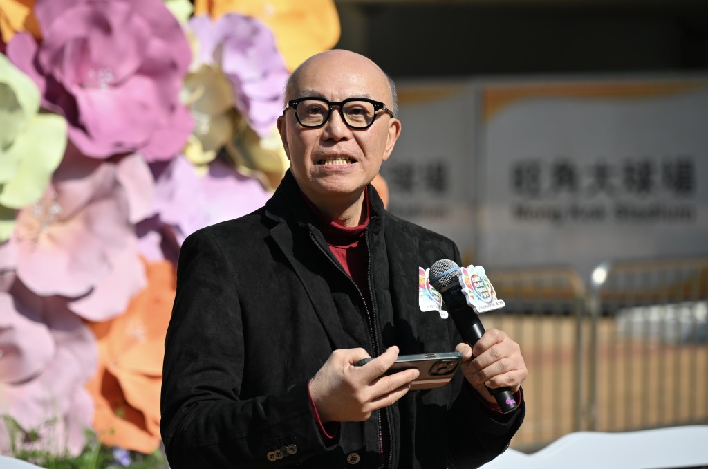 市建局行政總監蔡宏興於致辭時指,在規劃洗衣街花墟道發展計劃時,已關注要保留花墟獨特的地區特色。 市建局行政總監蔡宏興於致辭時指,在規劃洗衣街花墟道發展計劃時,已關注要保留花墟獨特的地區特色。