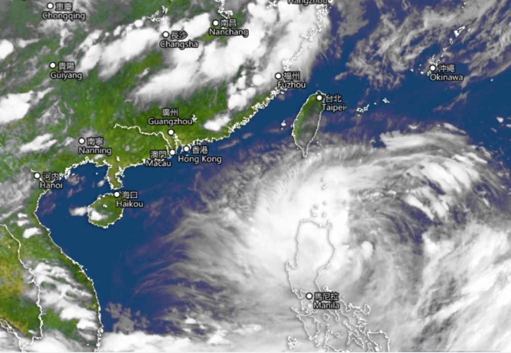 天文台衛星雲圖