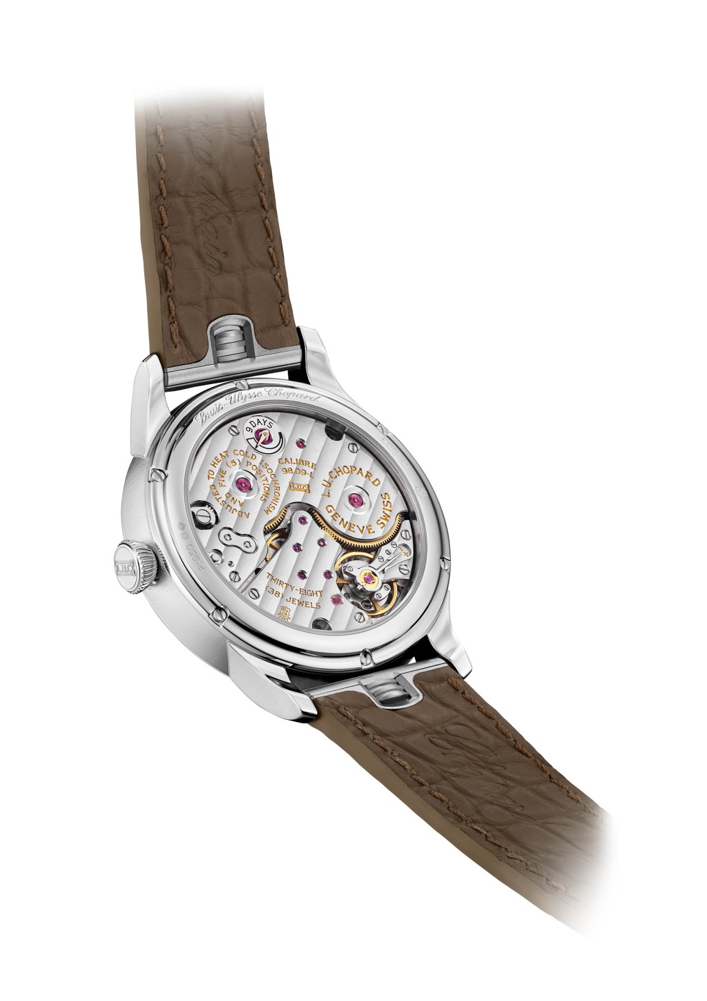 Chopard L.U.C Quattro - Mark IV,機芯:L.U.C 98.09-L手上鏈。 Chopard L.U.C Quattro - Mark IV,機芯:L.U.C 98.09-L手上鏈。
