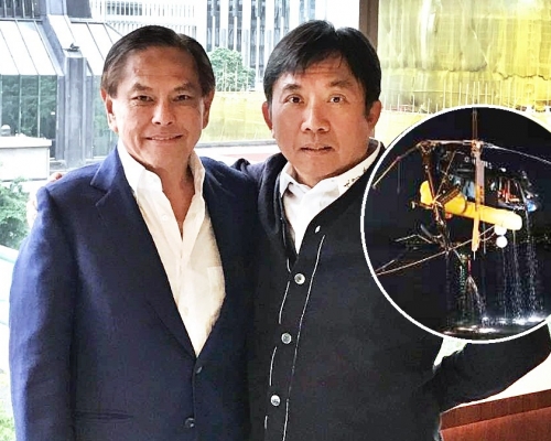 陈国强向何柱国亲述直升机堕海经过。