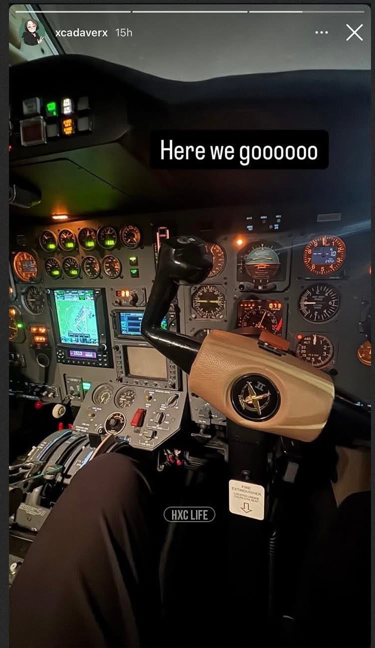 威廉斯(Daniel Williams)疑似出事前在機上打卡。 Instagram / xcadaverx 威廉斯(Daniel Williams)疑似出事前在機上打卡。 Instagram / xcadaverx