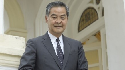 現任全國政協副主席、前行政長官梁振英。 現任全國政協副主席、前行政長官梁振英。