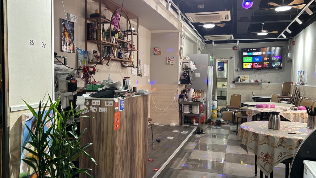 現場為深水埗一間菜館。