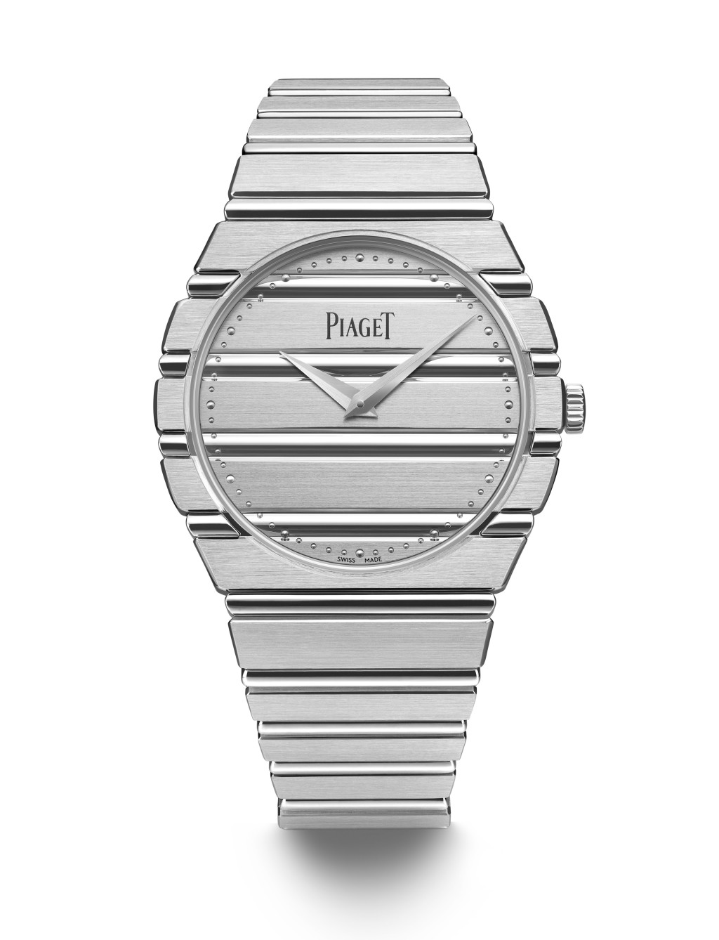 Piaget Polo 79,錶殼:38mm白金 / 機芯:1200P1自動 / 售價:$640,000。 Piaget Polo 79,錶殼:38mm白金 / 機芯:1200P1自動 / 售價:$640,000。