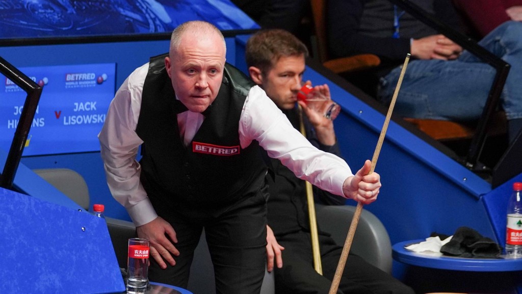 希坚斯险胜打入世锦赛4强。 Worldsnooker官方图片