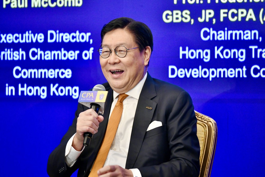 貿發局主席馬時亨表示，貿發局歡迎《財政預算案》一系列前瞻性措施。資料圖片