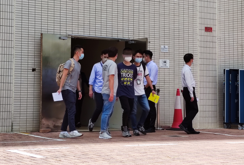 消息指涉案的浸會大學持續教育學院公關及傳訊主任杜倚獅。梁國峰攝