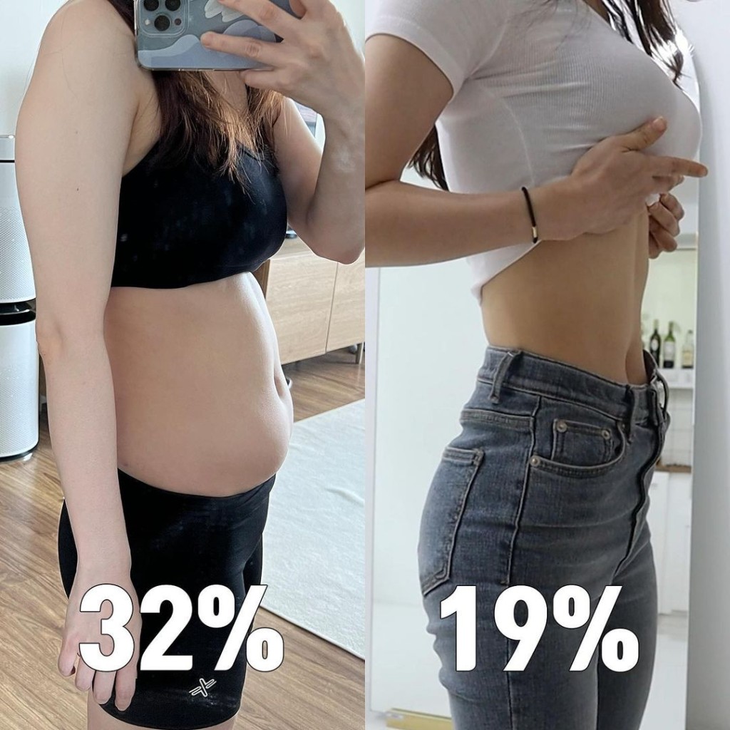 她在不節食下激減24磅。（圖片來源：Instagram @nanasserie）
