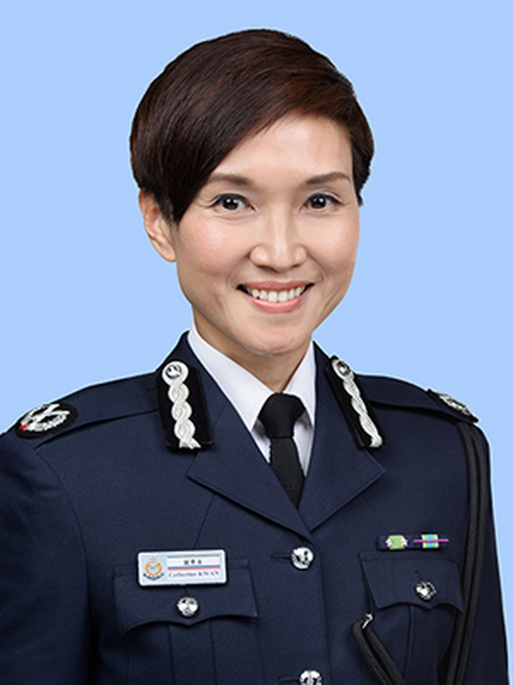 關翠貞於1988年加入警隊，退休前為警務處助理處長（資訊系統）。