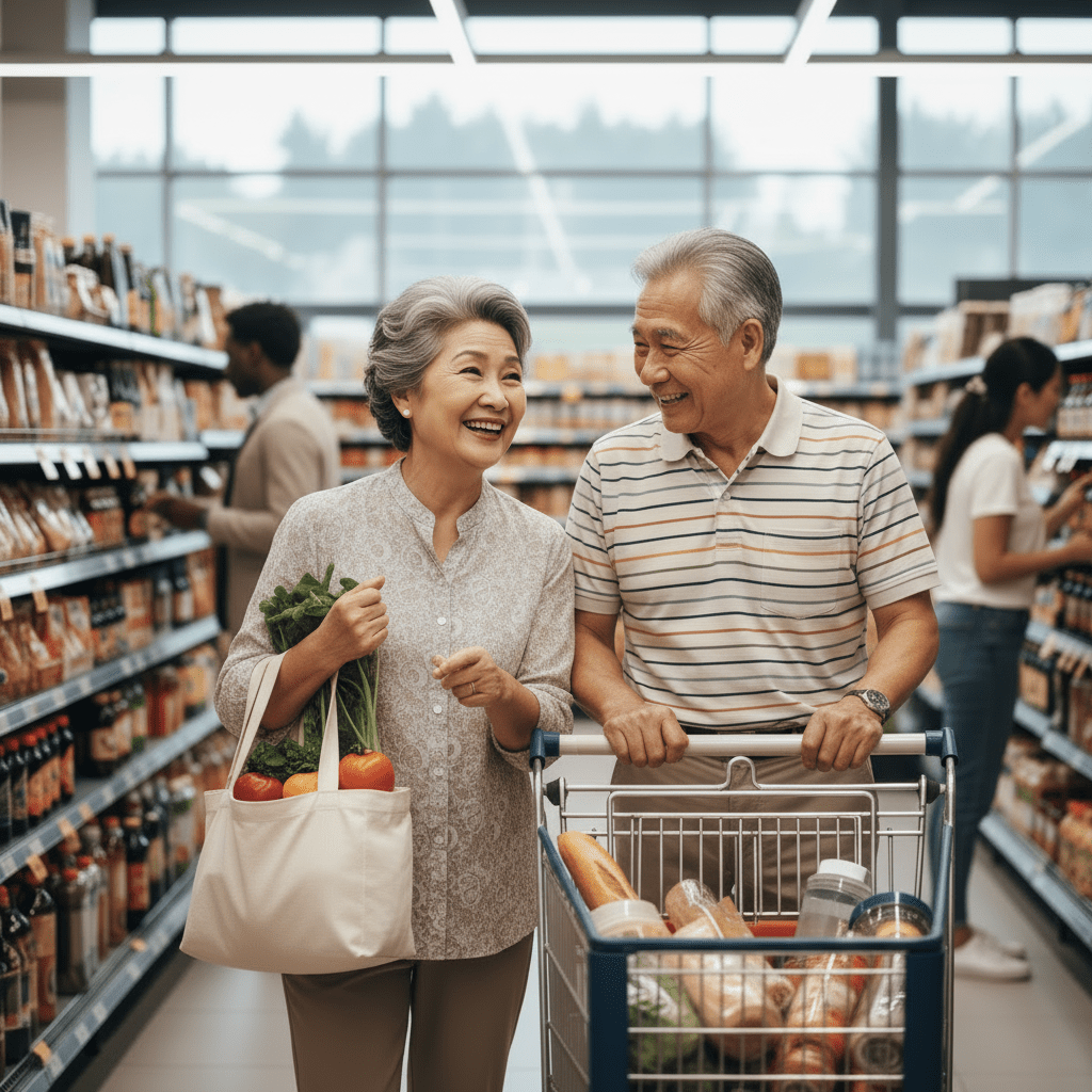 2025年「長者日」即將於11月16日（星期日）回歸，今年的超市優惠依然吸引。 （AI生成圖片）